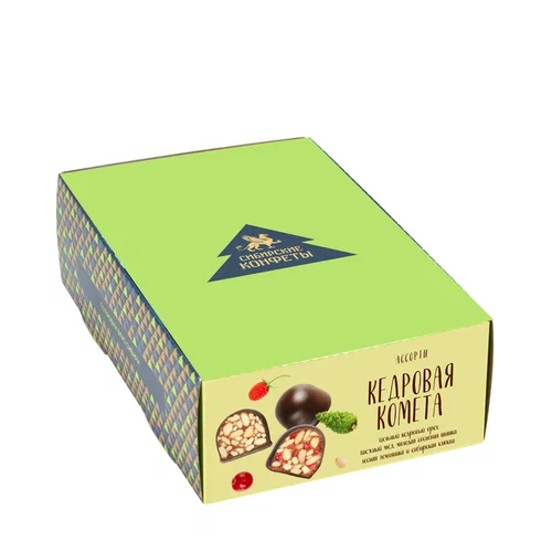  Кедровая комета Ассорти (9429) (классика, клюква, шишка, земляника), 540г   в Бирске