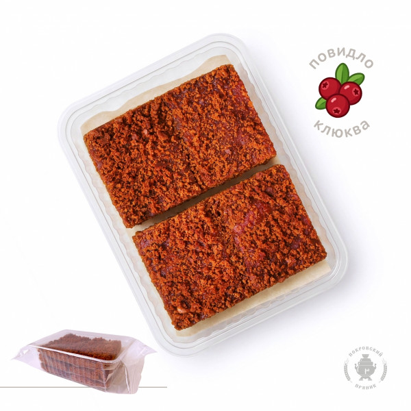 №3 Пряник 400г с фруктовой начинкой Клюква  в Бирске
