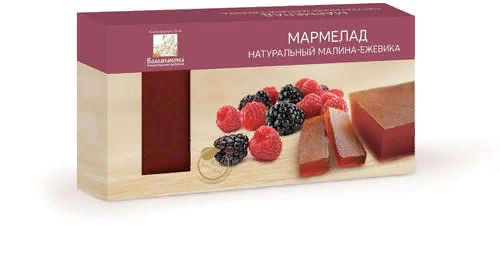  Мармелад пластовый 210г МАЛИНА-ЕЖЕВИКА в Бирске