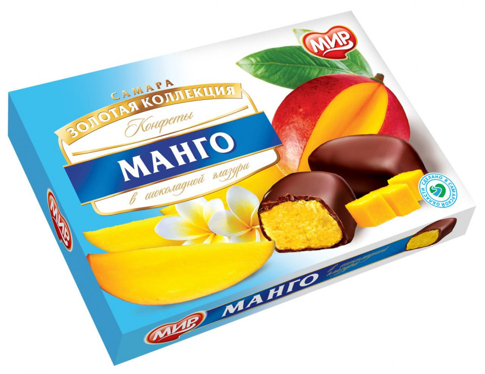  КФ МИР Манго-Кокос в шоколадной глазури 160г  в Бирске