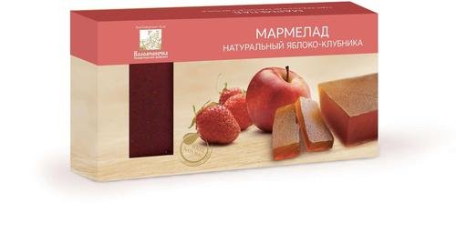  Мармелад пластовый 210г Яблоко-Клубника в Бирске