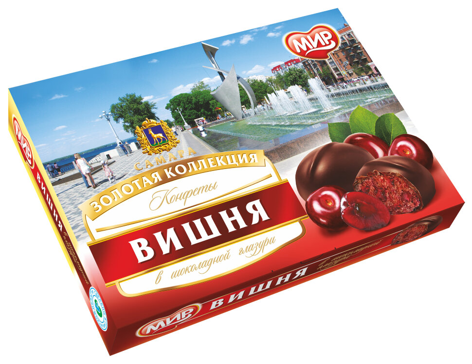  КФ МИР Вишня в шоколадной глазури 160г в Бирске
